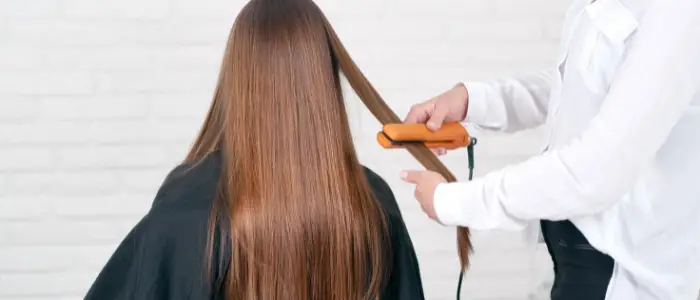 does the flat iron really damage hair